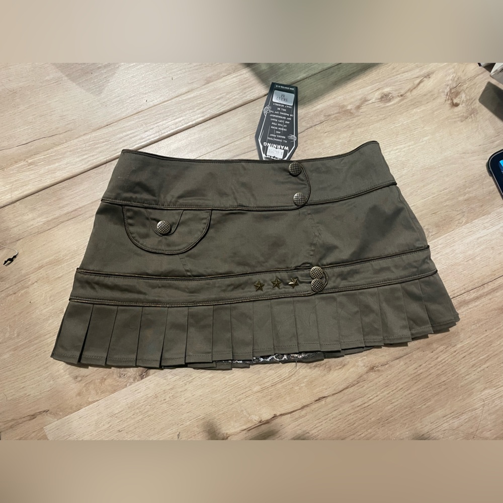 Living dead souls skirt M green army